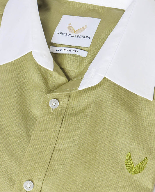 Prosperity Green Dress Shirt