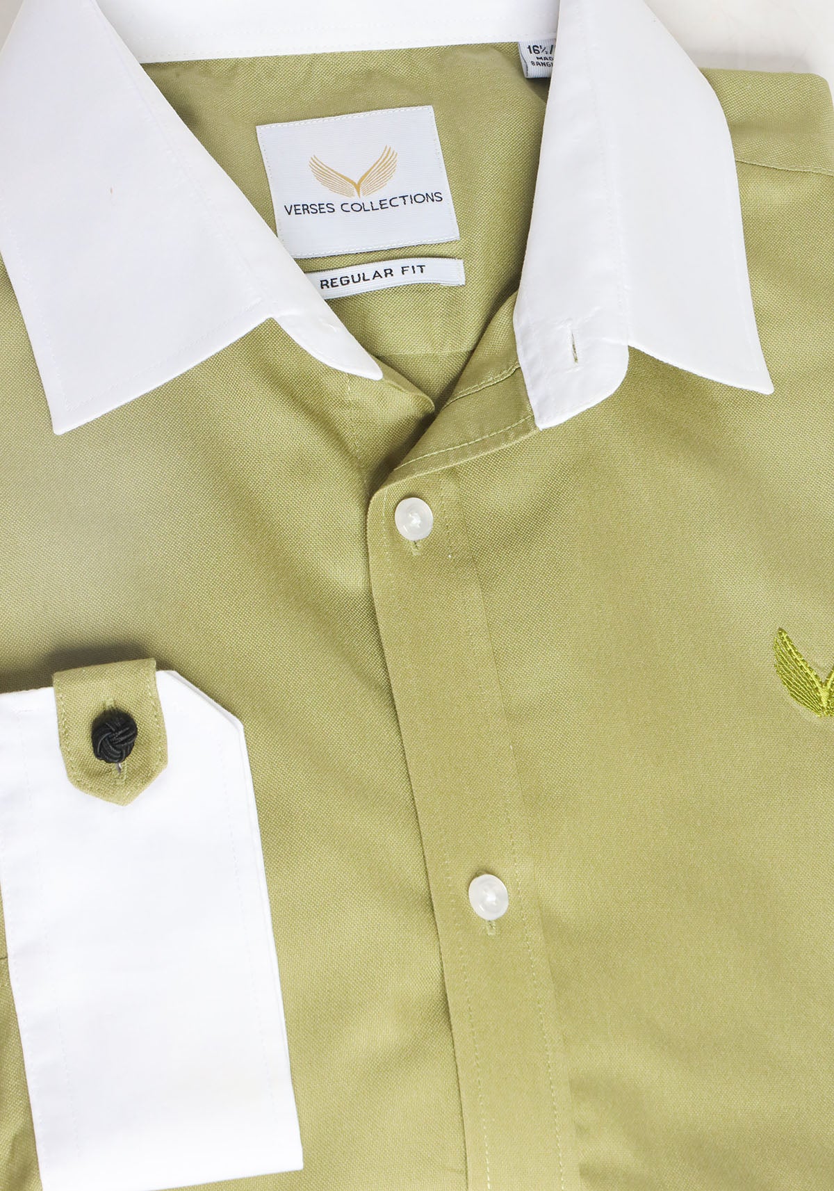 Prosperity Green Dress Shirt