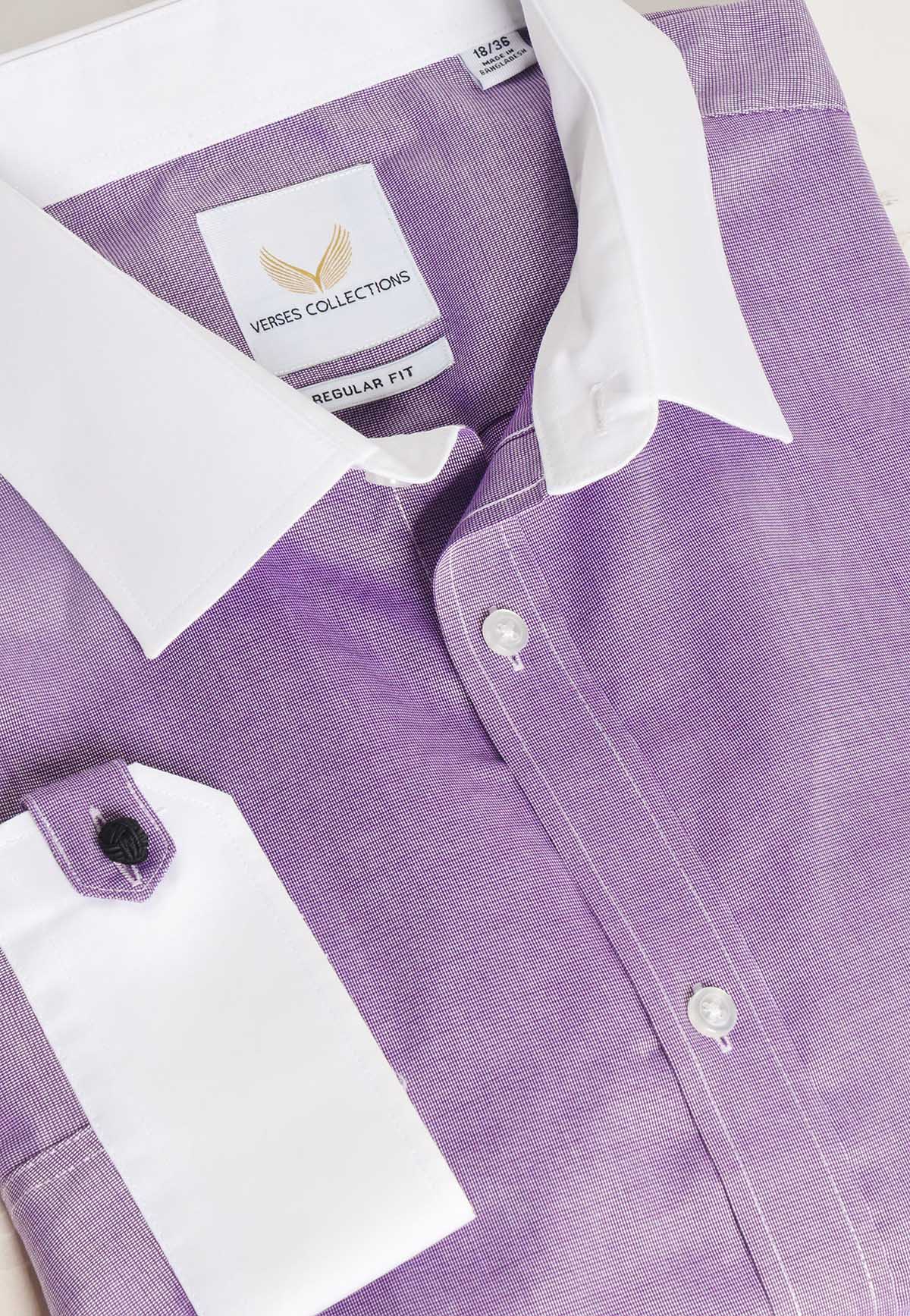 Regal Purple Dress Shirt