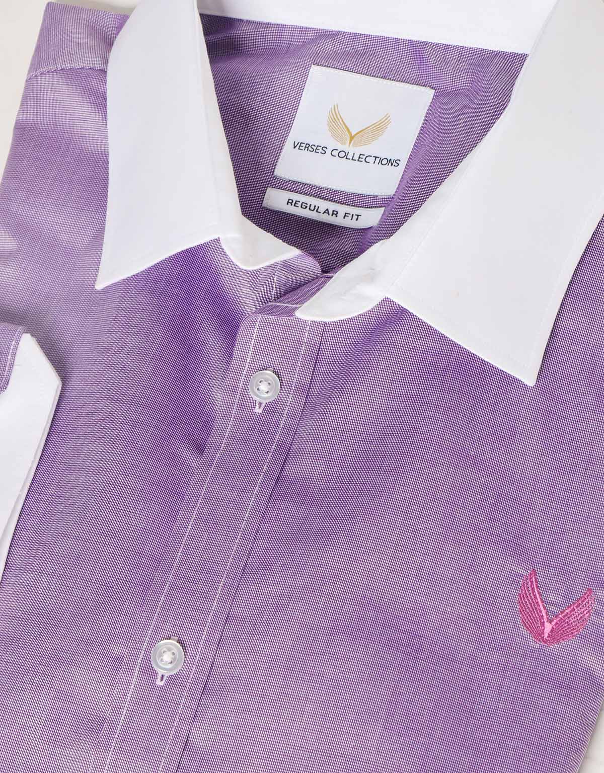 Regal Purple Dress Shirt